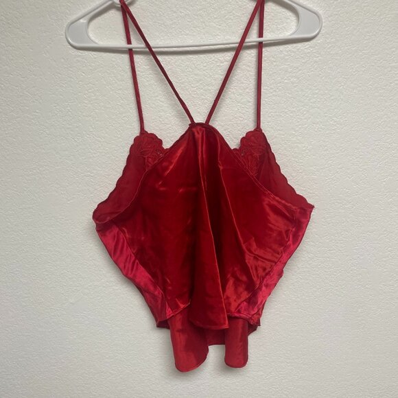 Inner Most Red Embroidered Tank Top LARGE - Picture 4 of 4